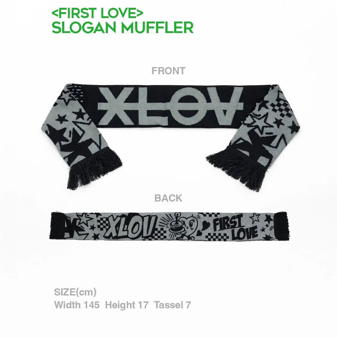 Pre - Order XLOV 1st ANNIVERSARY Fan Concert Official MD Slogan Muffler – merch  ( / / ) | HobiEgo