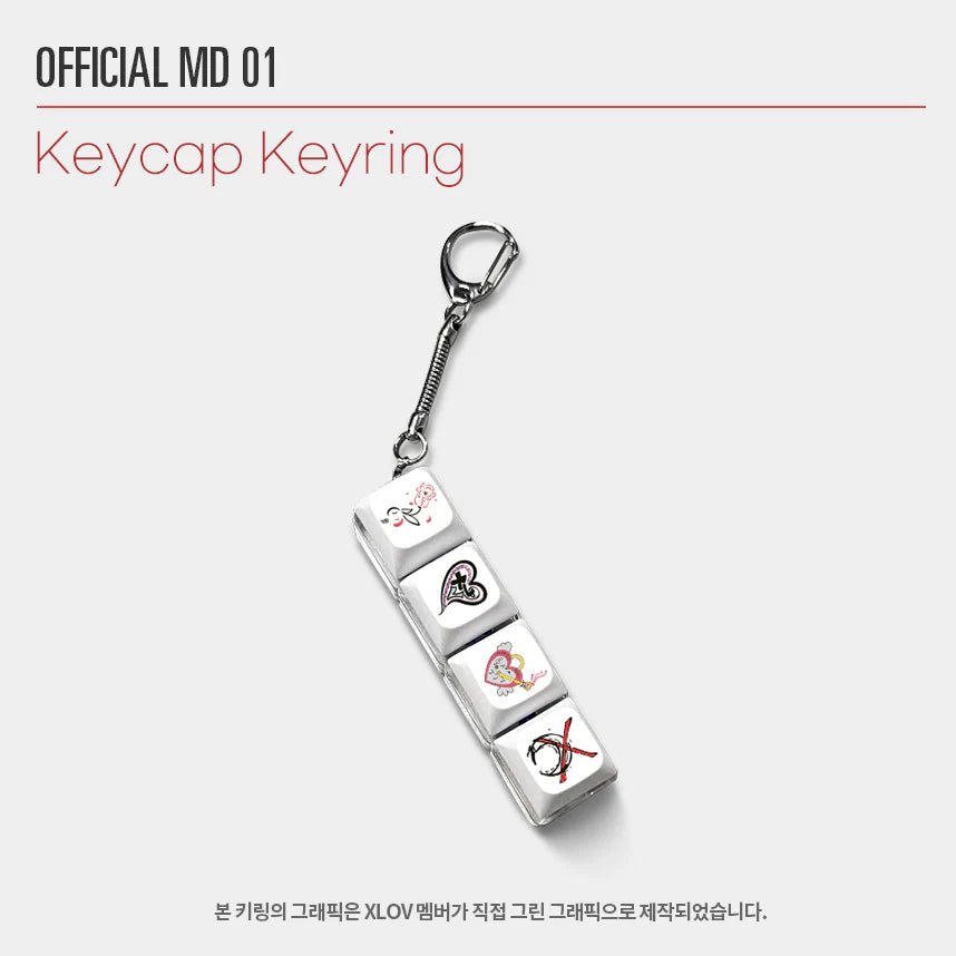 PRE - ORDER XLOV CLOXE 2U 2ND Fanmeeting MD Keycap Keyring – merch ( / / ) | HobiEgo