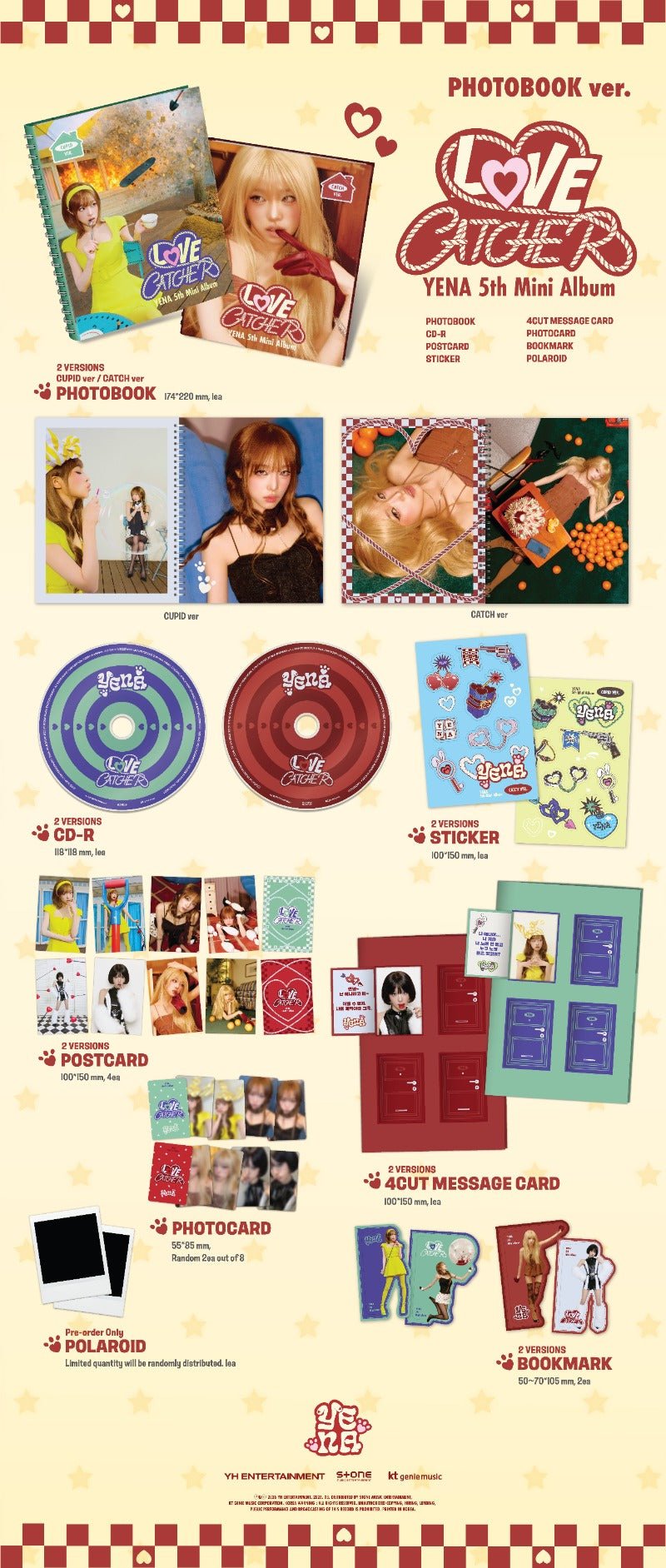 YENA Solo Albums | Official K-pop Albums UK – HobiEgo