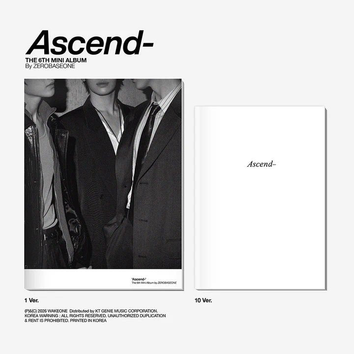 PRE - ORDER ZEROBASEONE 6th Mini Album Ascend - (Photobook Version) – album  (1 / / ) | HobiEgo K - pop Shop