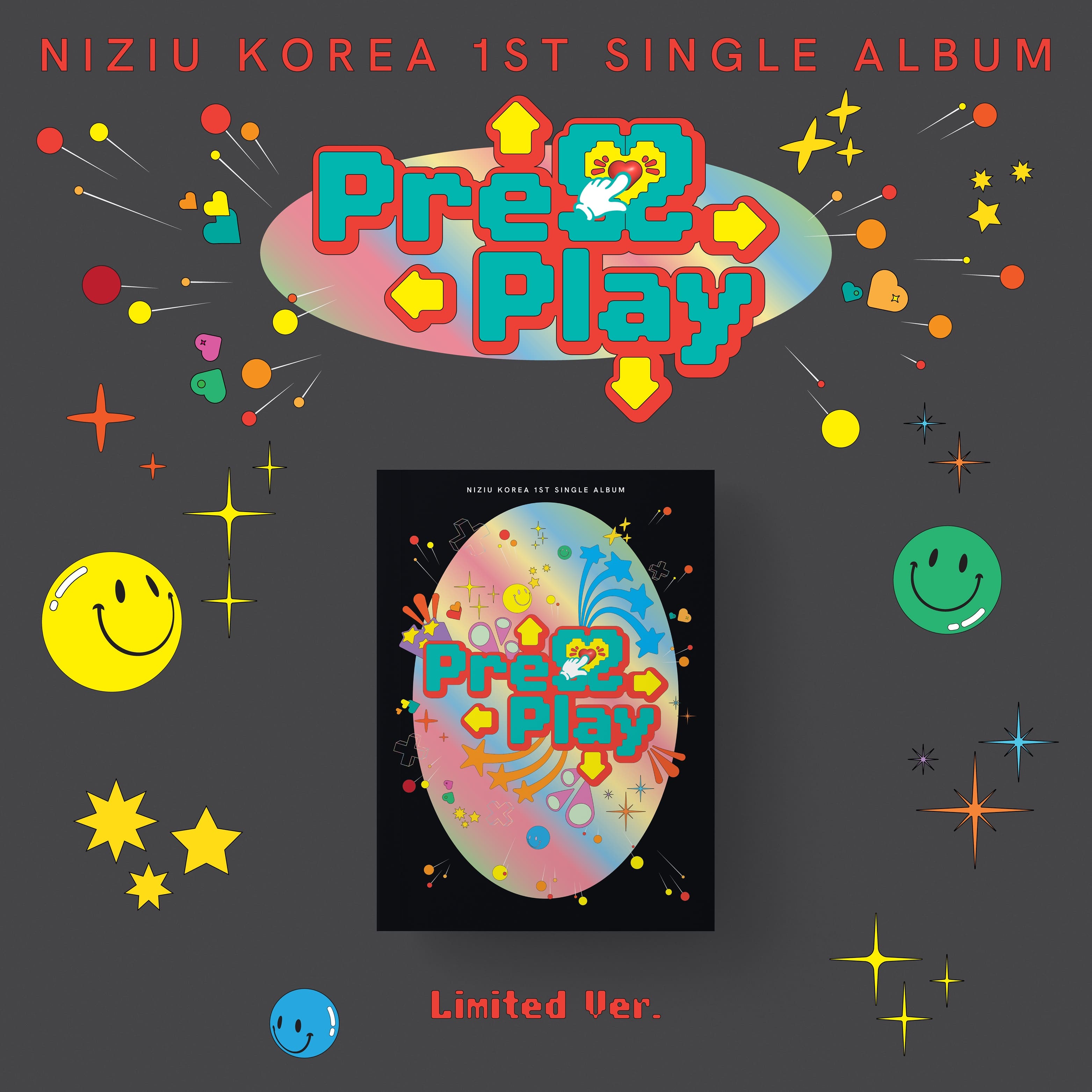 NiziU 1st Single Album Press Play (Limited Version)