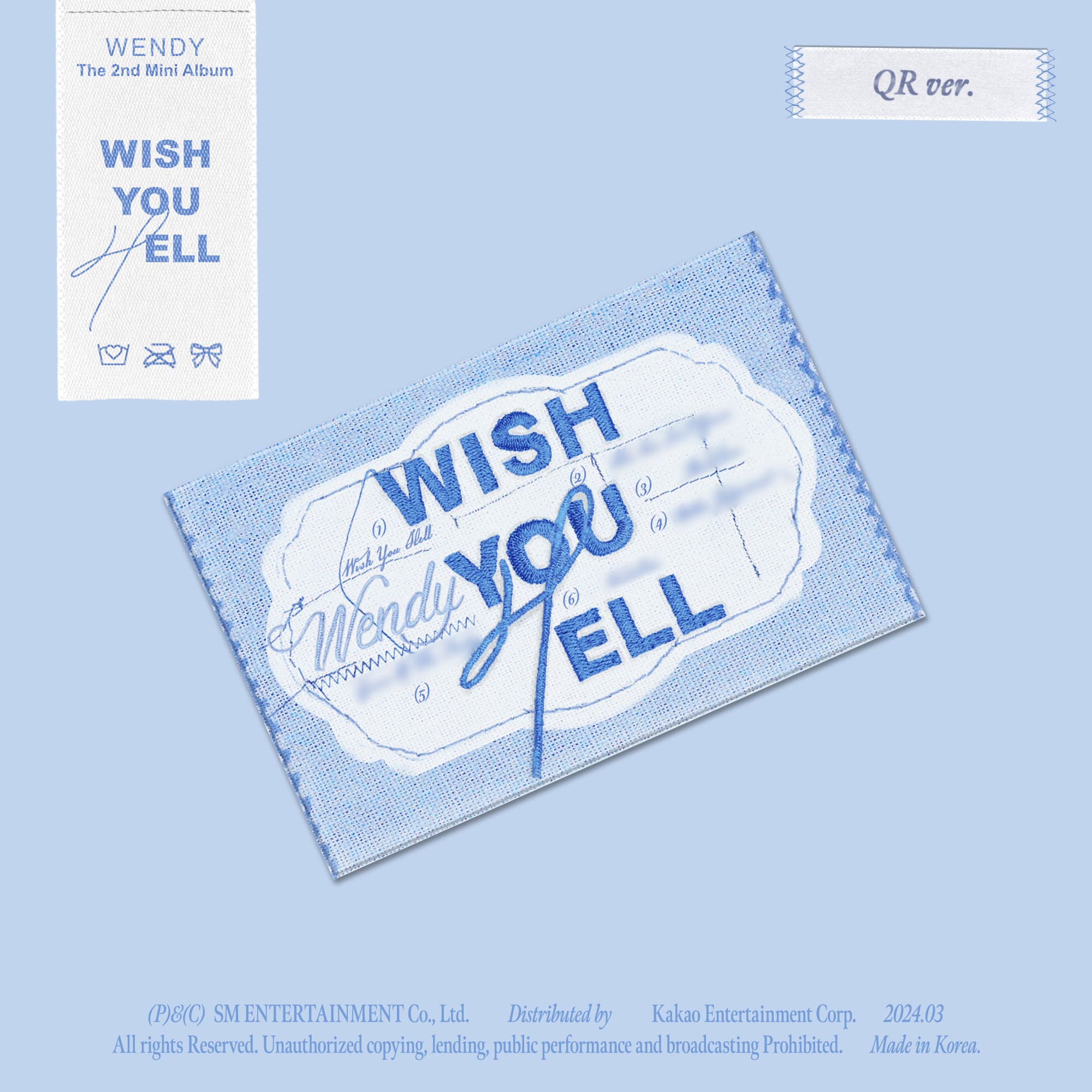 WENDY 2nd Mini Album Wish You Hell (QR Version)