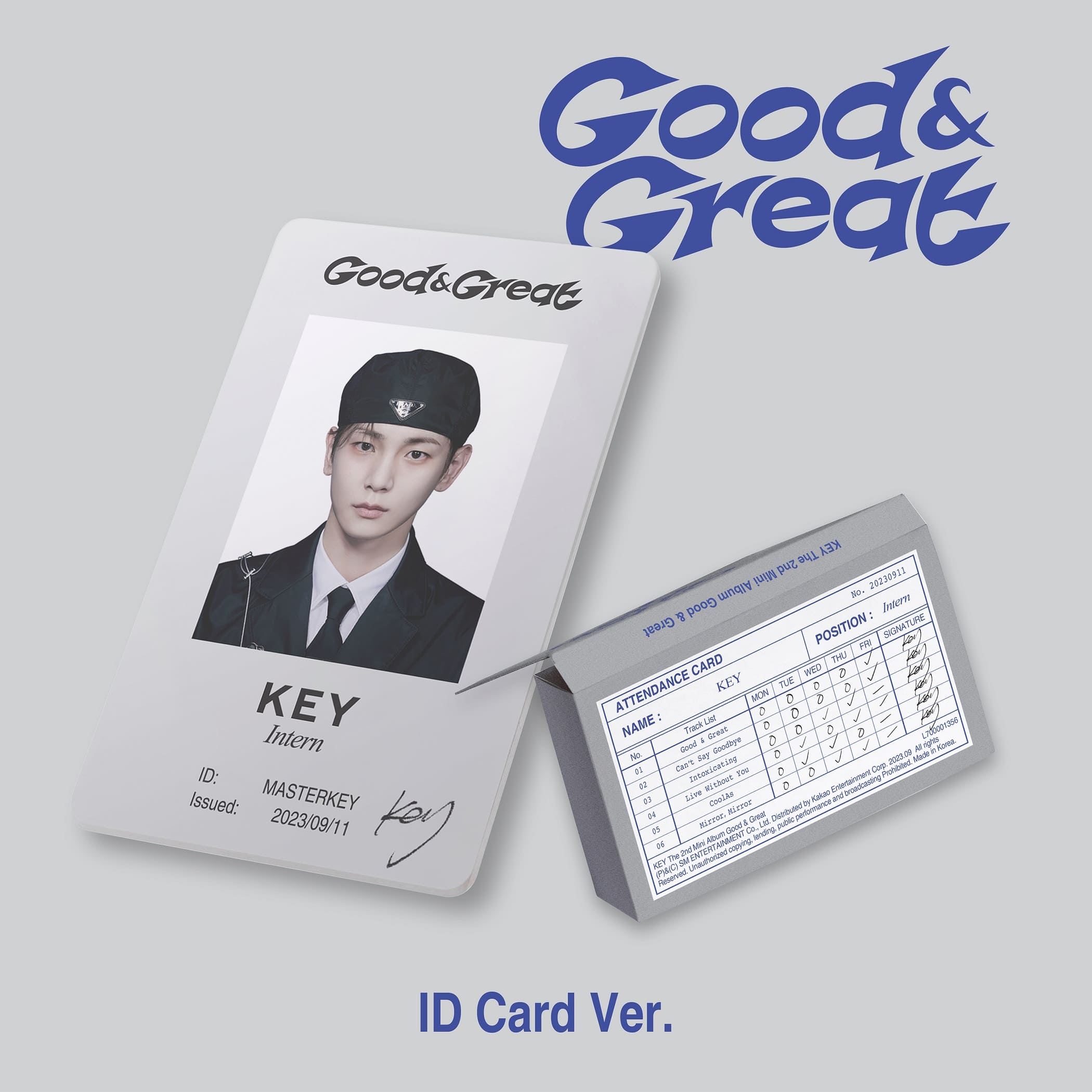 KEY 2nd Mini Album Good & Great QR Version