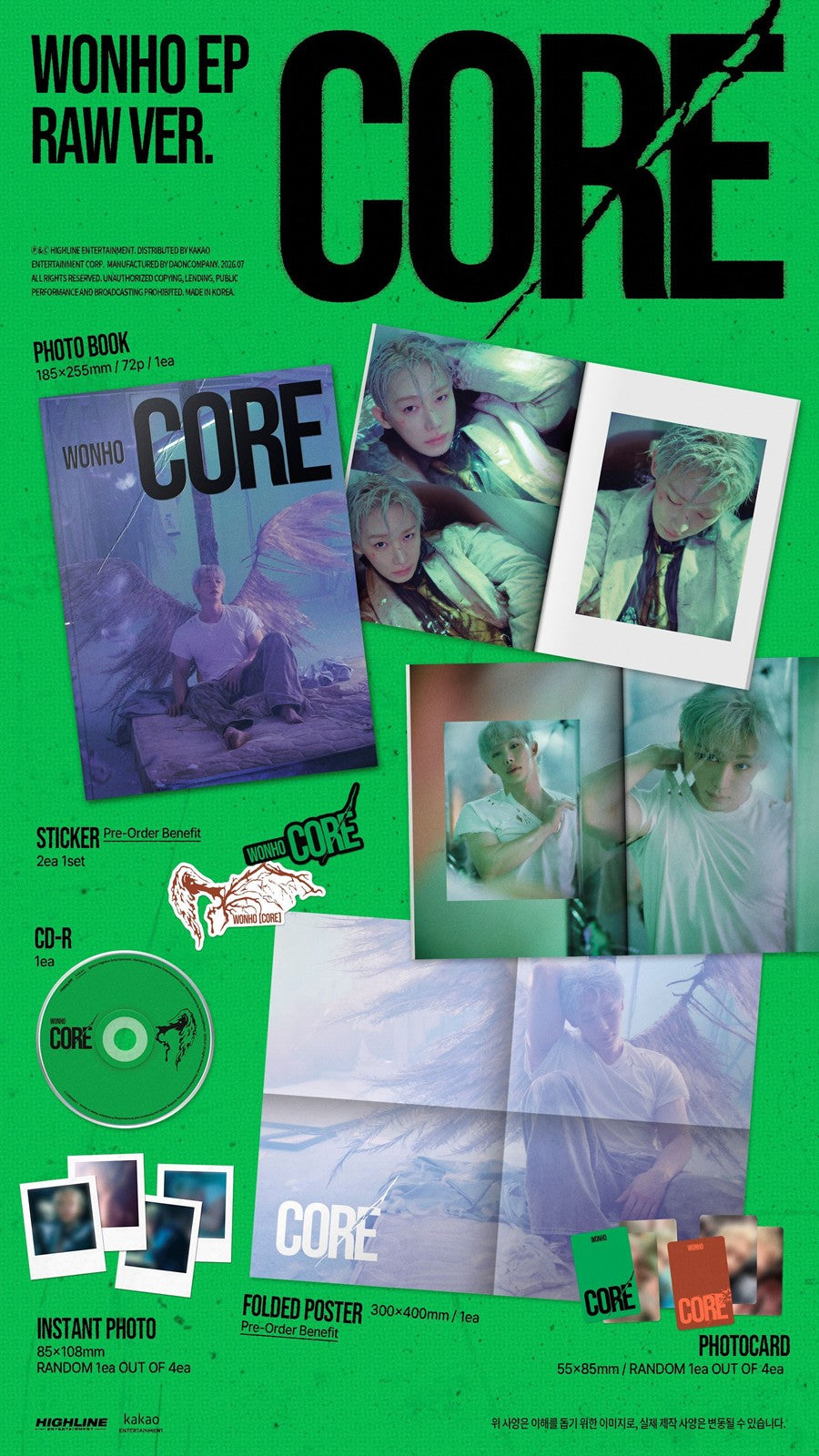 WONHO EP CORE (Raw Version)