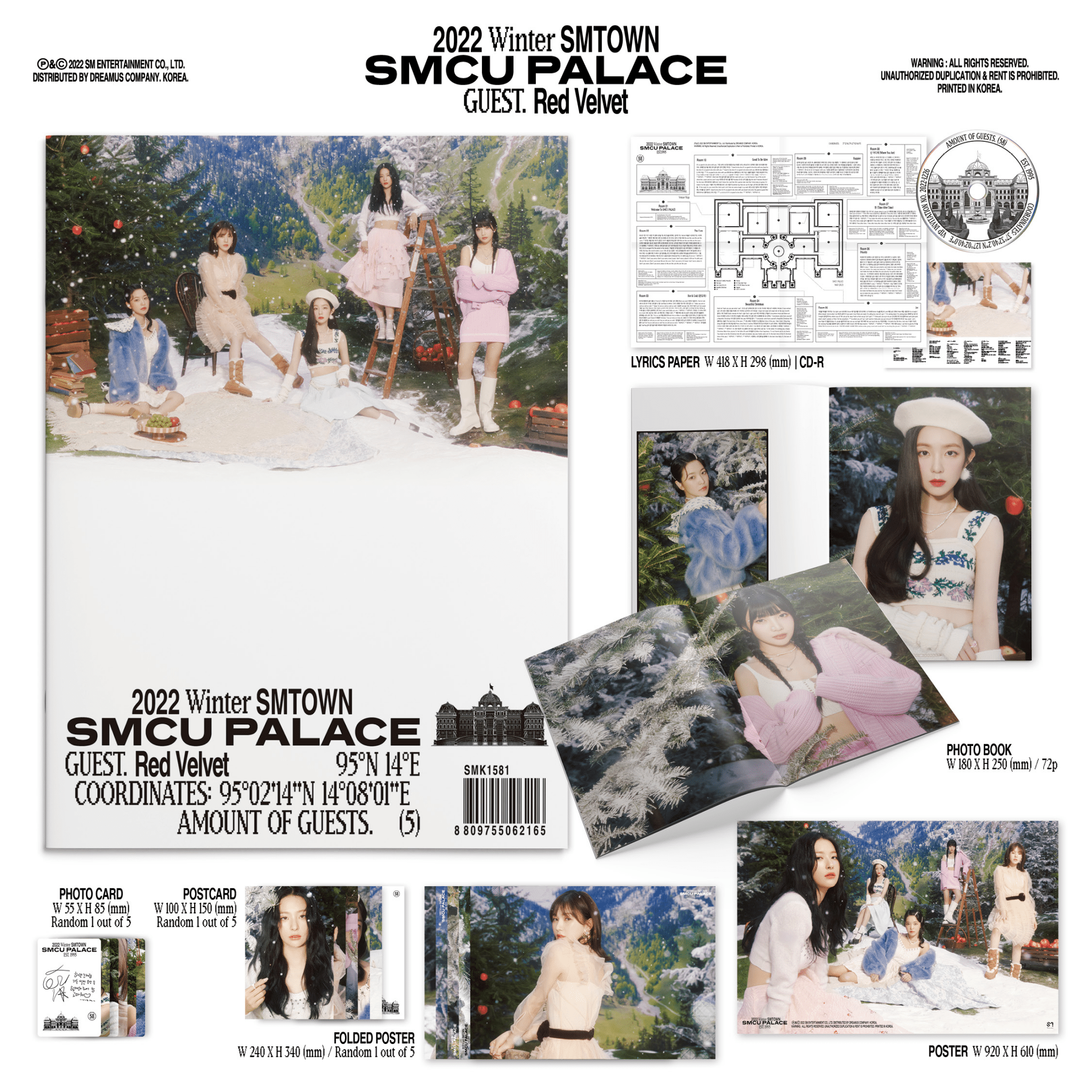 Red Velvet 2022 Winter SMTOWN : SMCU PALACE (GUEST Red Velvet) – album ( / / ) | HobiEgo
