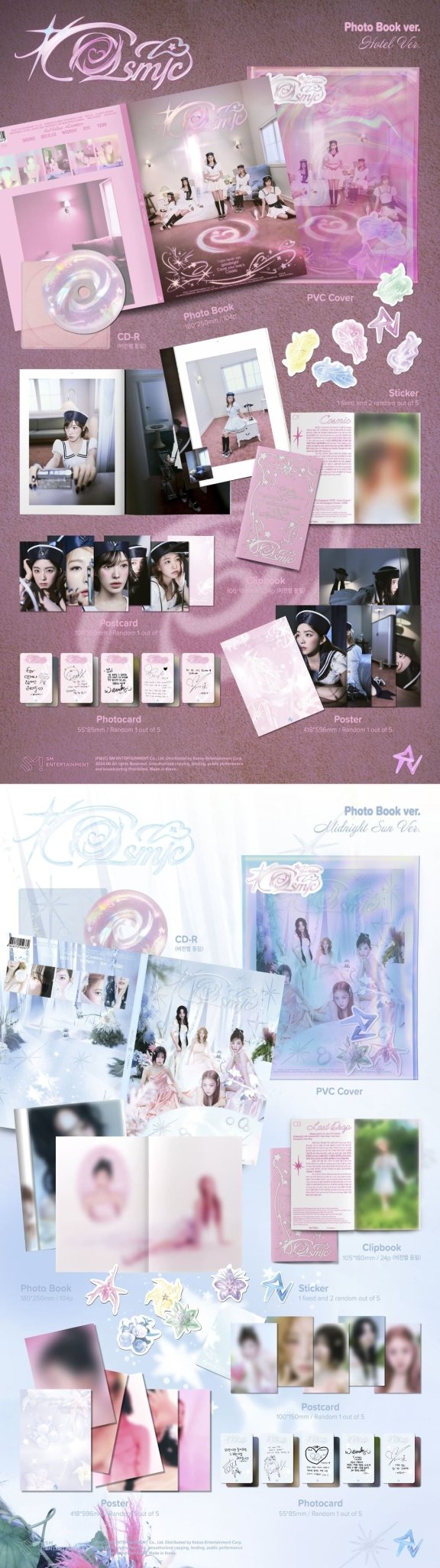 Red Velvet 7th Mini Album Cosmic – album (Hotel (PINK) / / ) | HobiEgo