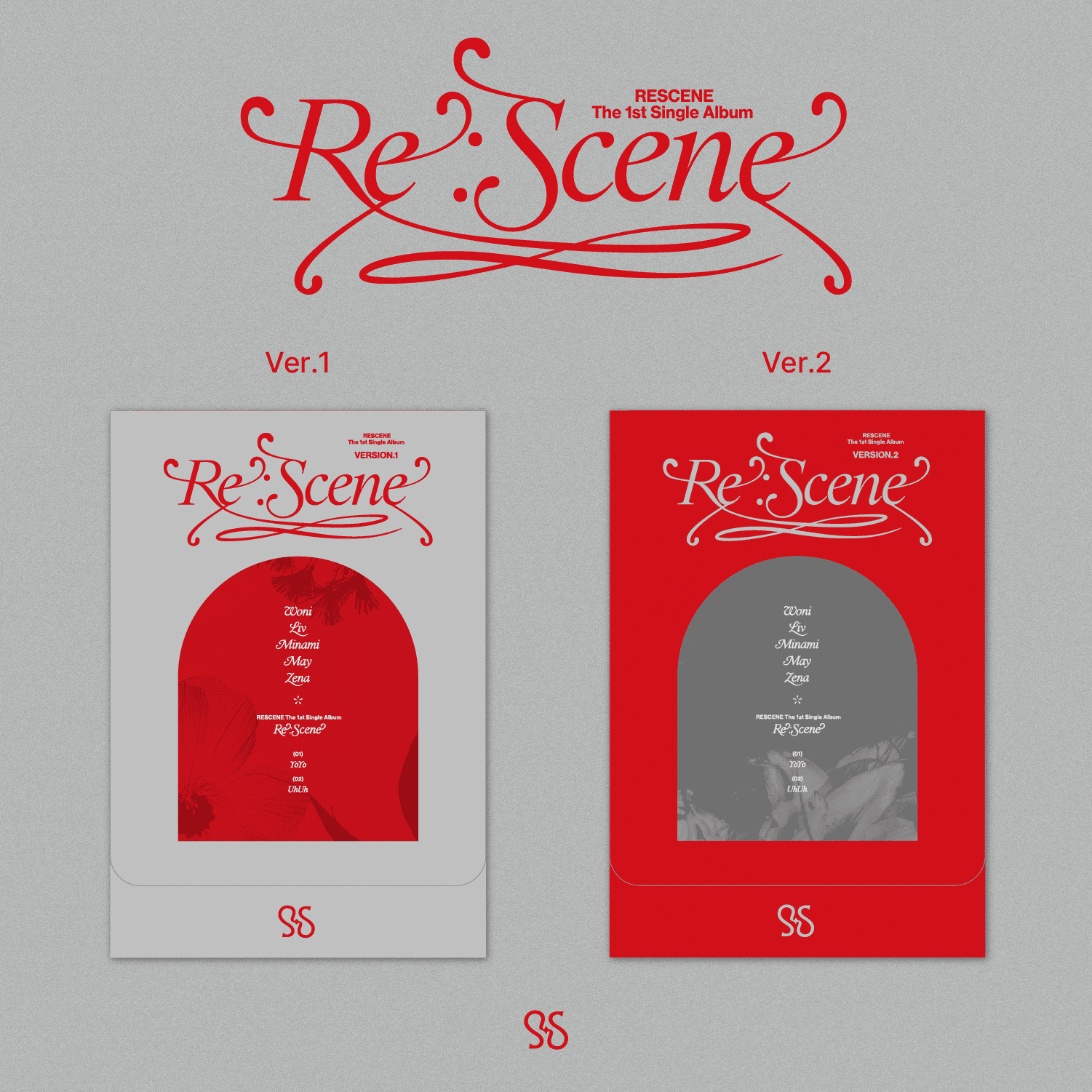 RESCENE 1st Single Album Re:scene (PLVE Version) – album (1 (GREY) / / ) | HobiEgo