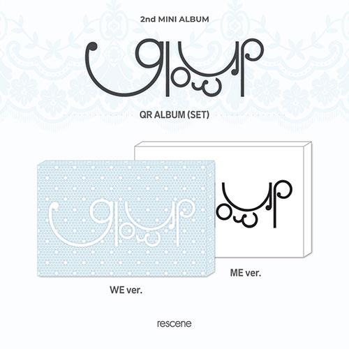 RESCENE 2nd Mini Album Glow up (QR Version) – album (WE (Blue) / / ) | HobiEgo