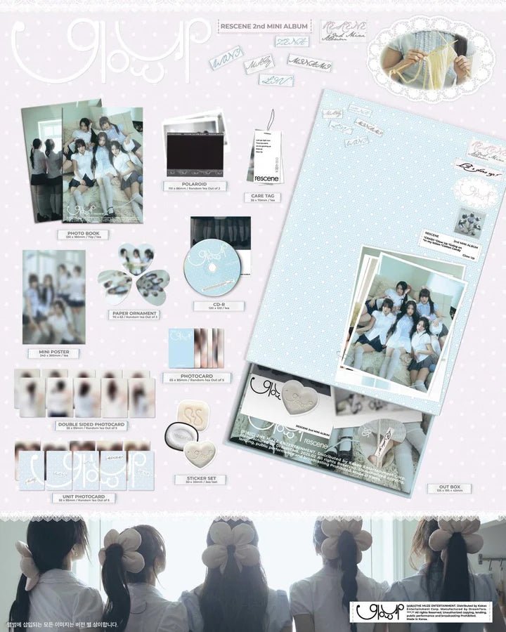 RESCENE 2nd Mini Album Glow up (WE Version) – album ( / / ) | HobiEgo