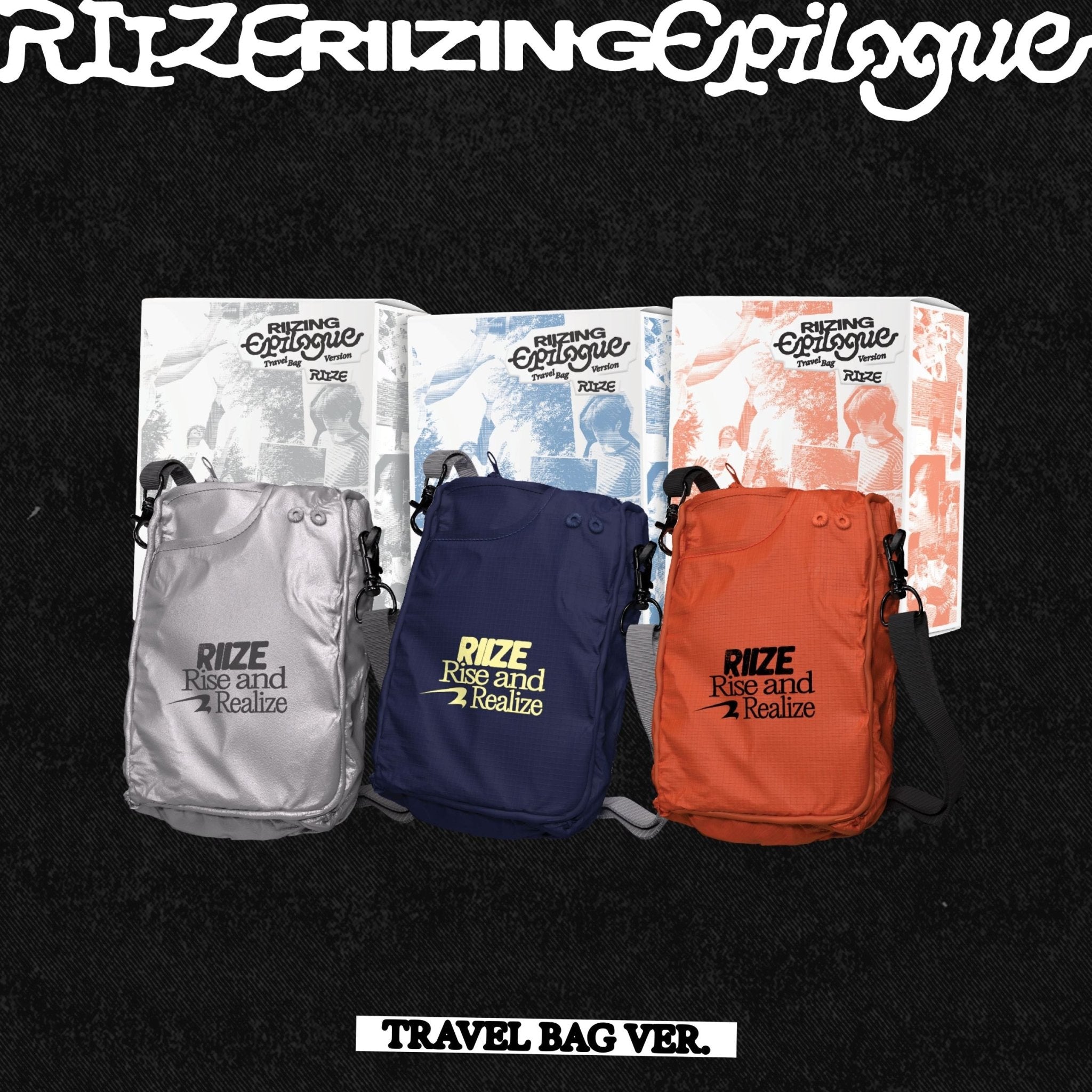 RIIZE 1st Mini Album RIIZING : Epilogue (Limited Travel Bag Version) – album (RIIZE ORANGE / / ) | HobiEgo