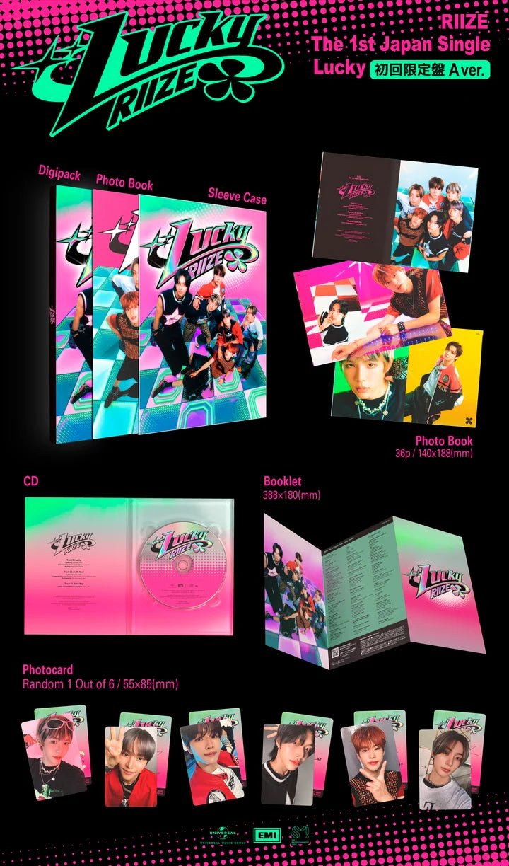 RIIZE 1st Single Lucky Japanese Album Limited A Version – album ( / / ) | HobiEgo