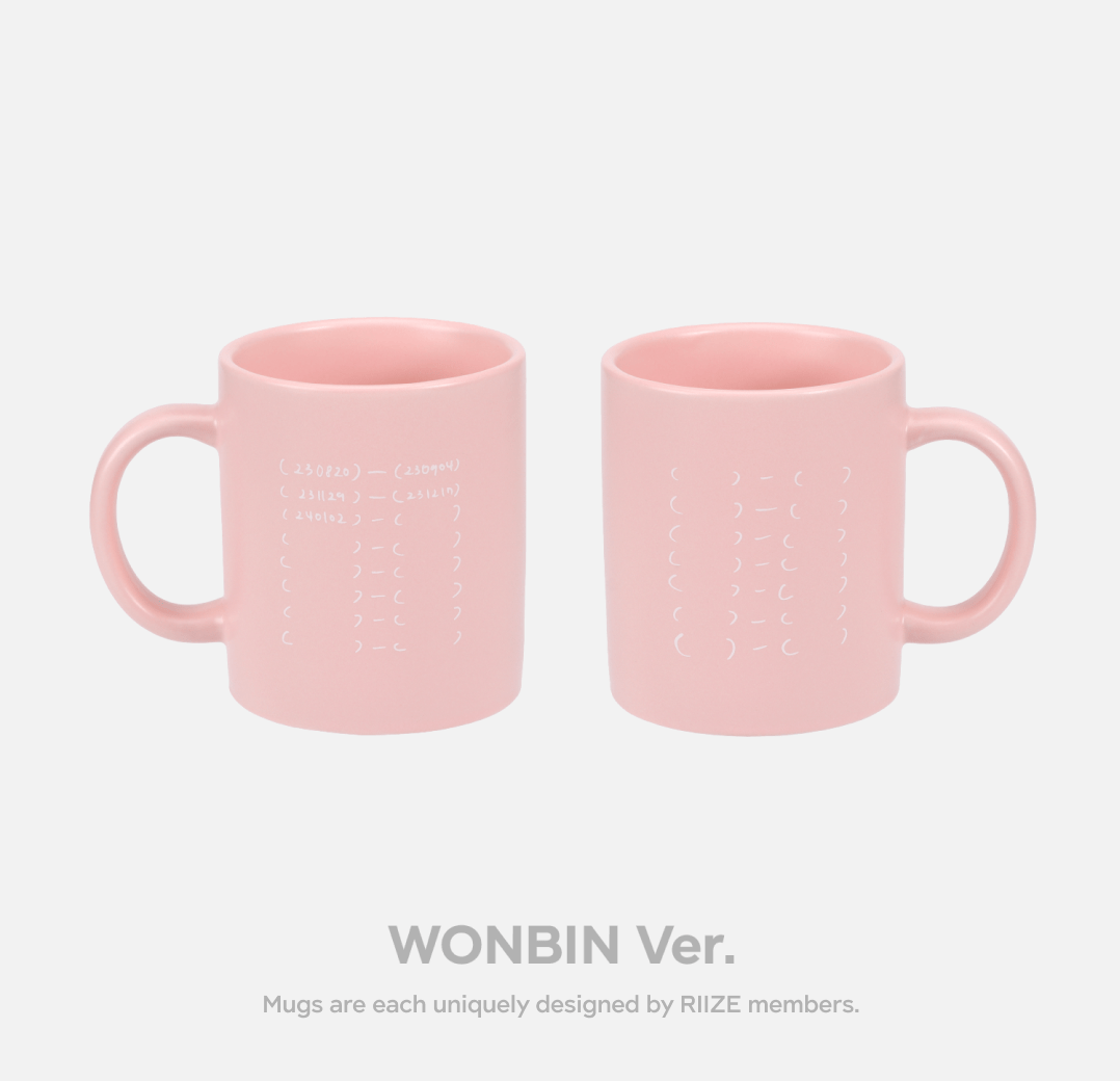 RIIZE Valentine's DAYZE Mug Set – (Wonbin / / ) | HobiEgo