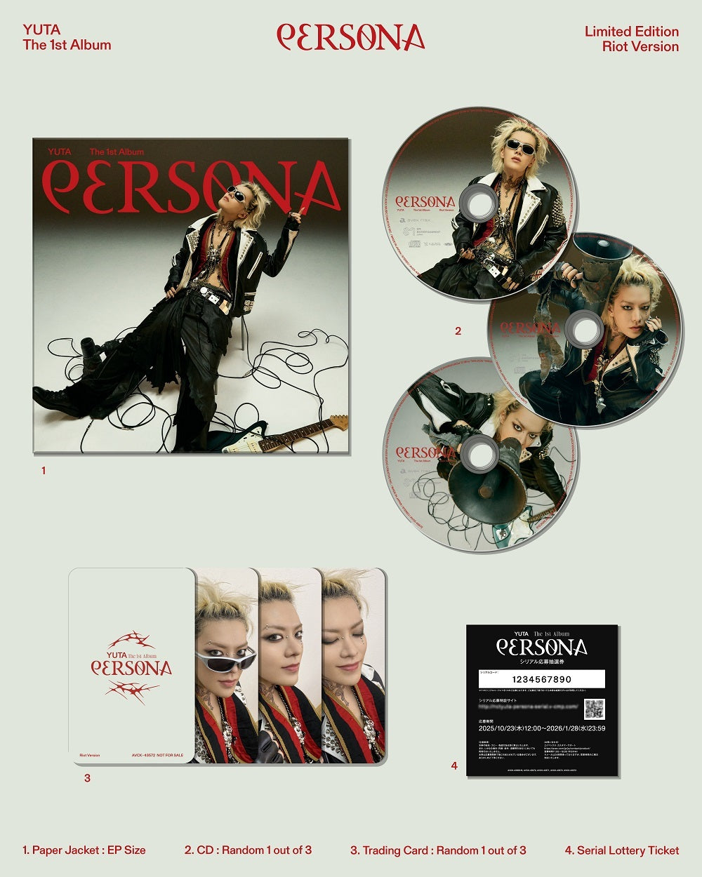 PRE-ORDER Yuta Persona (Riot Version)