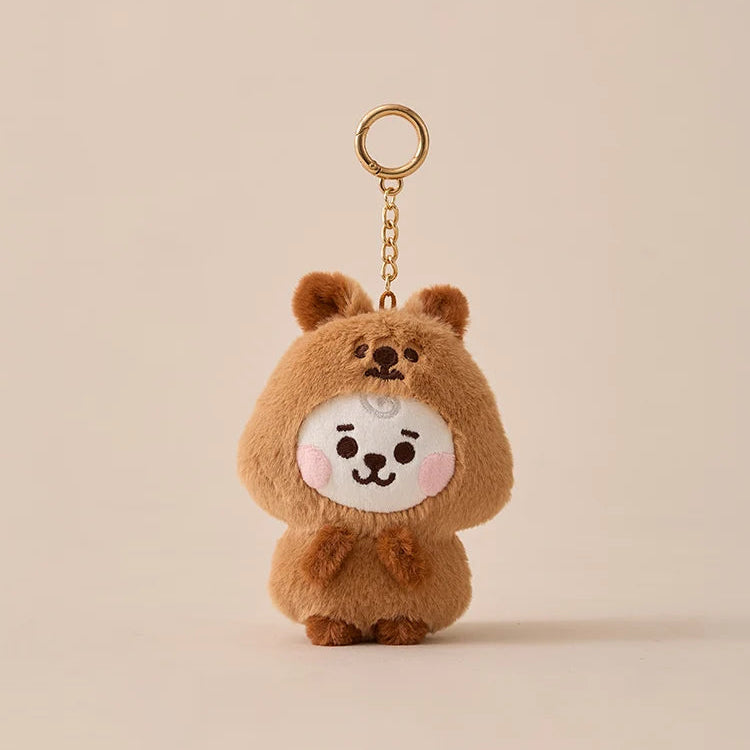 BT21 Baby Fluffy Plush Keyring