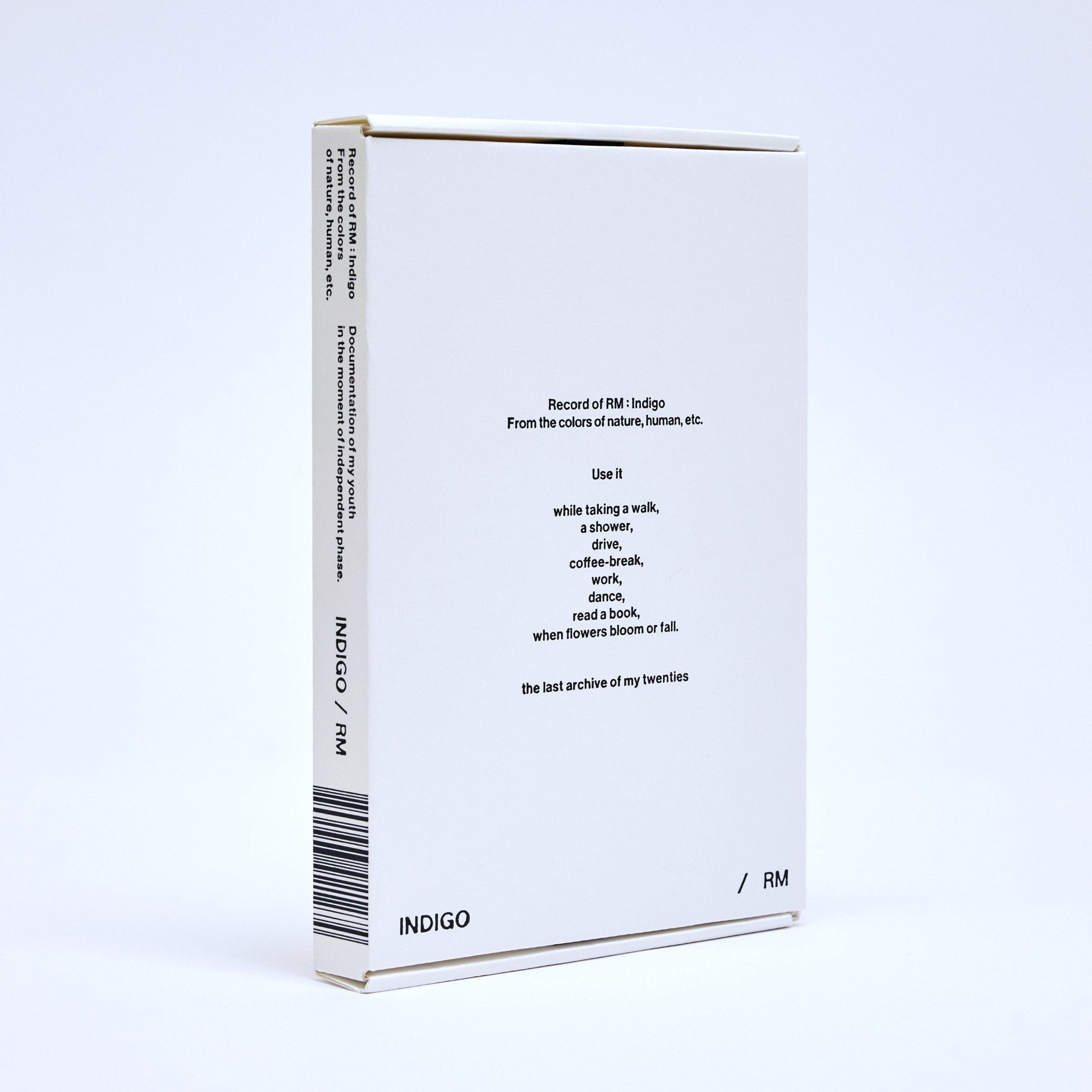 RM (BTS) 1st Album INDIGO Album – album ( / / ) | HobiEgo