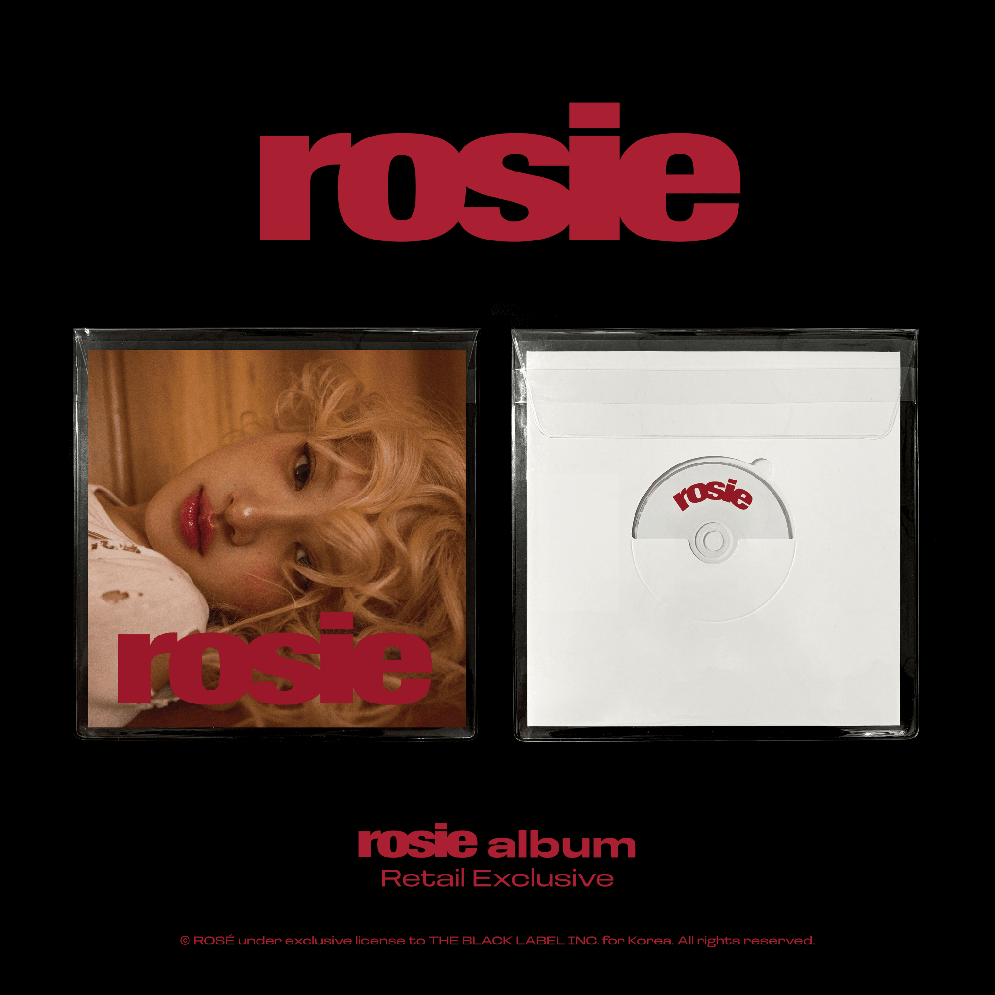 Rosé 1st Studio Album rosie (Retail Exclusive) – album ( / / ) | HobiEgo