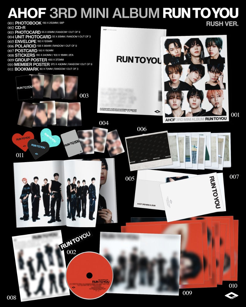 PRE-ORDER AHOF 3rd Mini Album RUN TO YOU (PHOTOBOOK Version)