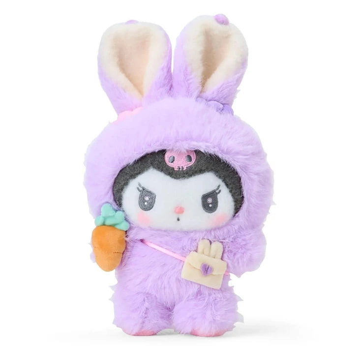 Sanrio Original Plush Toy Kuromi Fluffy Ear Rabbit Club