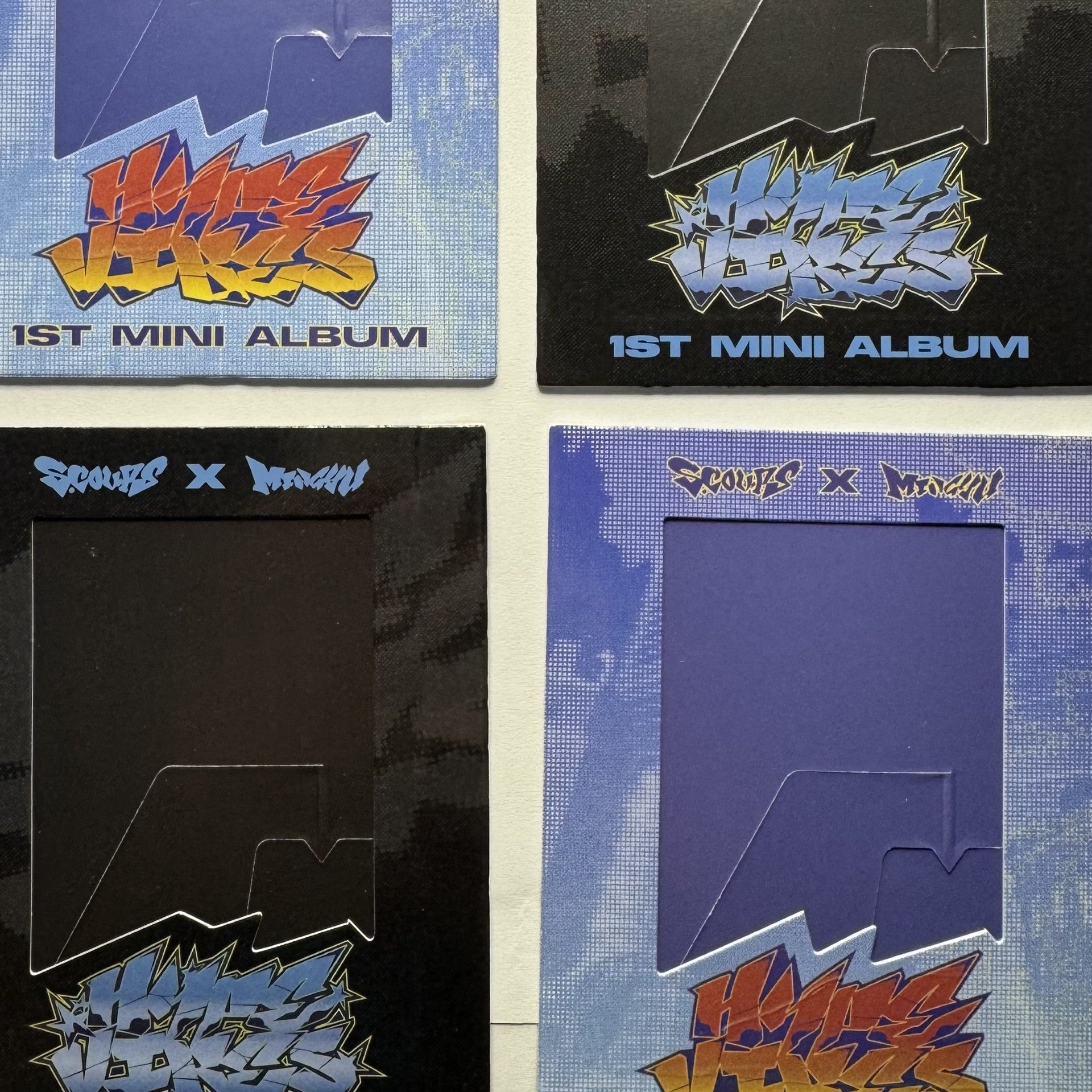 S.COUPS X MINGYU (SEVENTEEN) 1st Mini Album HYPE VIBES Weverse Photocard Holders – photocard (COMBI (BLACK) / / ) | HobiEgo