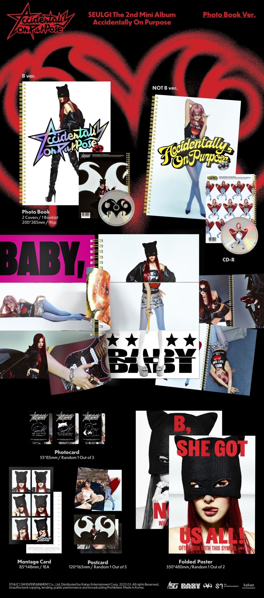 SEULGI 2nd Mini Album Accidentally On Purpose (Photobook Version) – Photo Book (B / / ) | HobiEgo