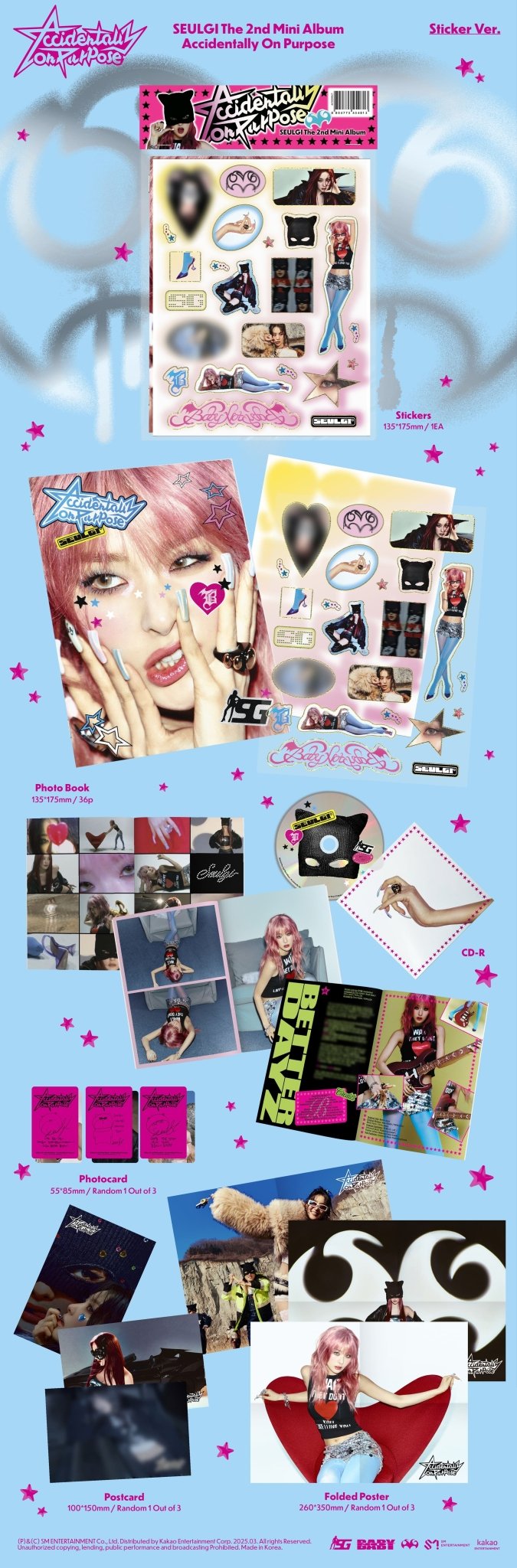 SEULGI 2nd Mini Album Accidentally On Purpose (Sticker Version) – album ( / / ) | HobiEgo