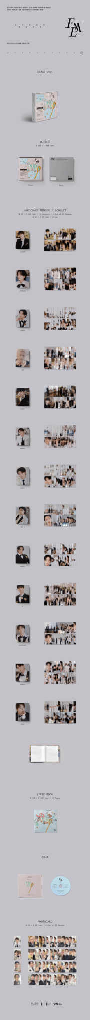 SEVENTEEN 10th Mini Album FML (CARAT Version) – album ( / / ) | HobiEgo