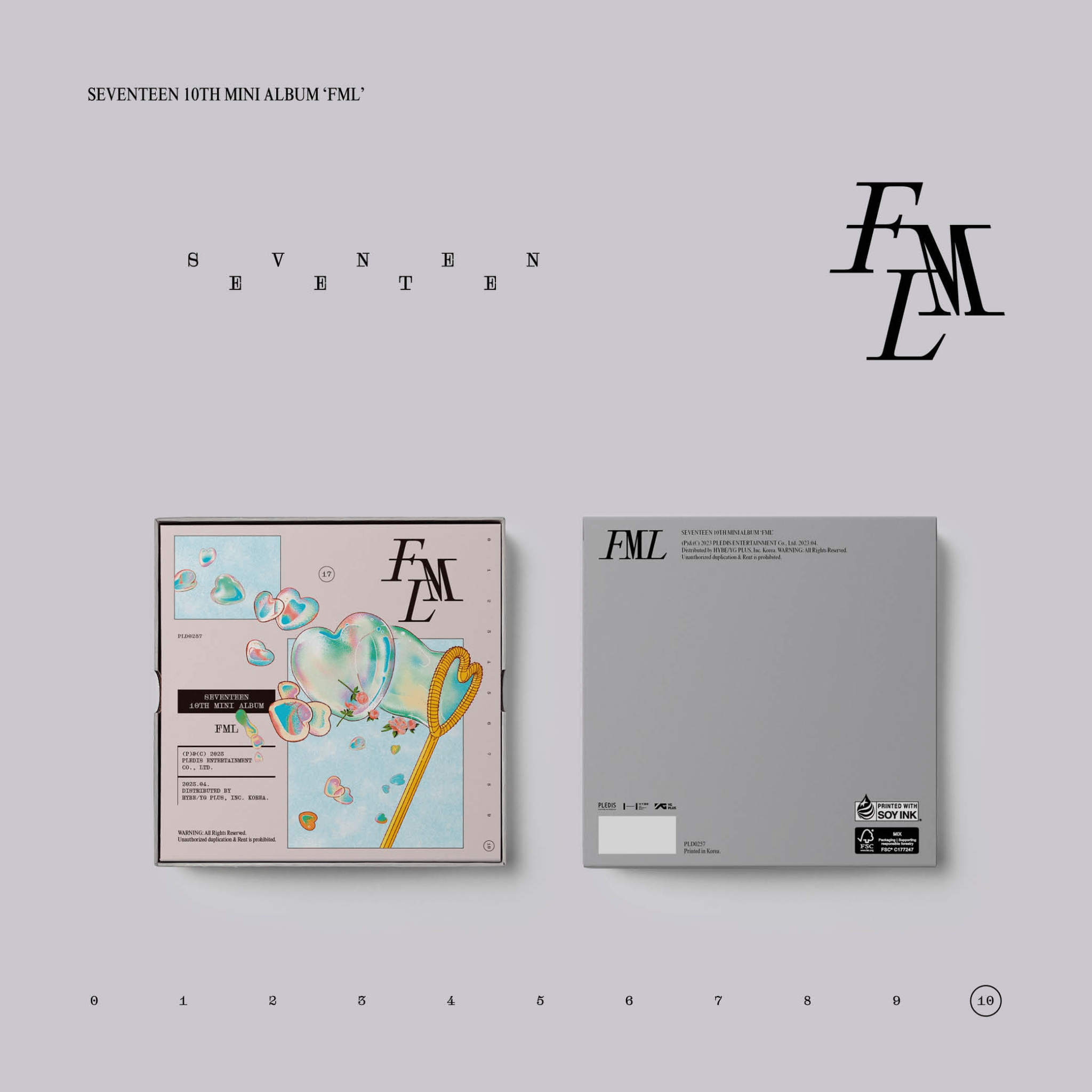 SEVENTEEN 10th Mini Album FML (CARAT Version) – album ( / / ) | HobiEgo