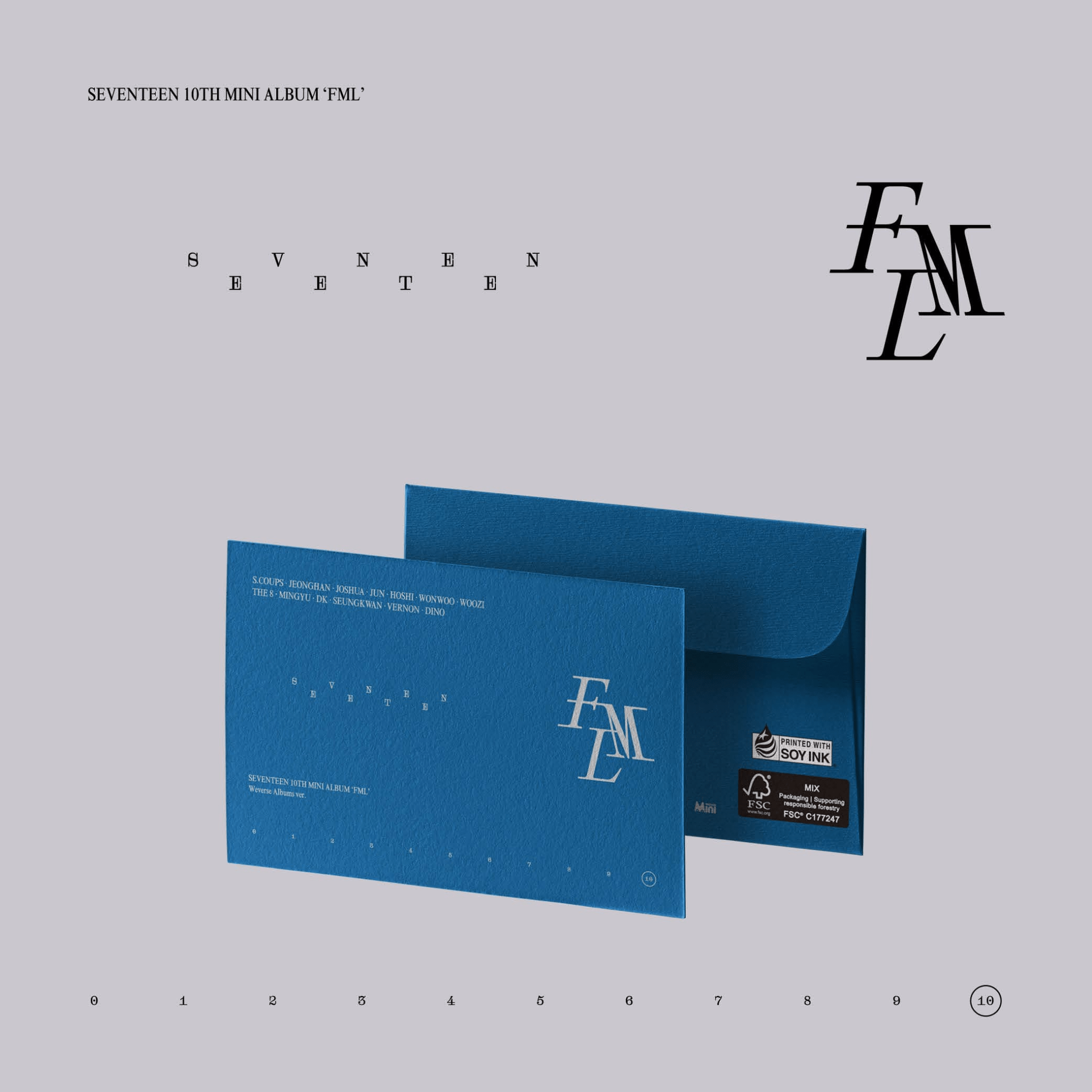 SEVENTEEN 10th Mini Album FML (Weverse Albums Version) – album ( / / ) | HobiEgo