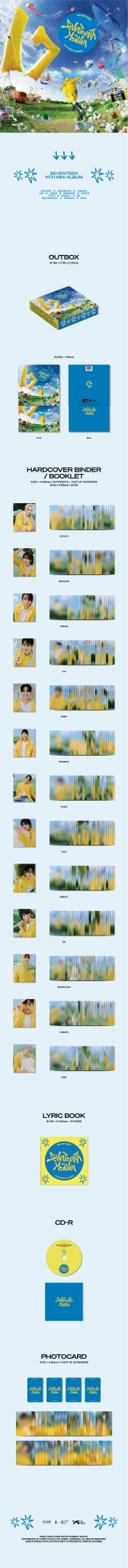 SEVENTEEN 11th Mini Album SEVENTEENTH HEAVEN (Carat Version) – album ( / / ) | HobiEgo