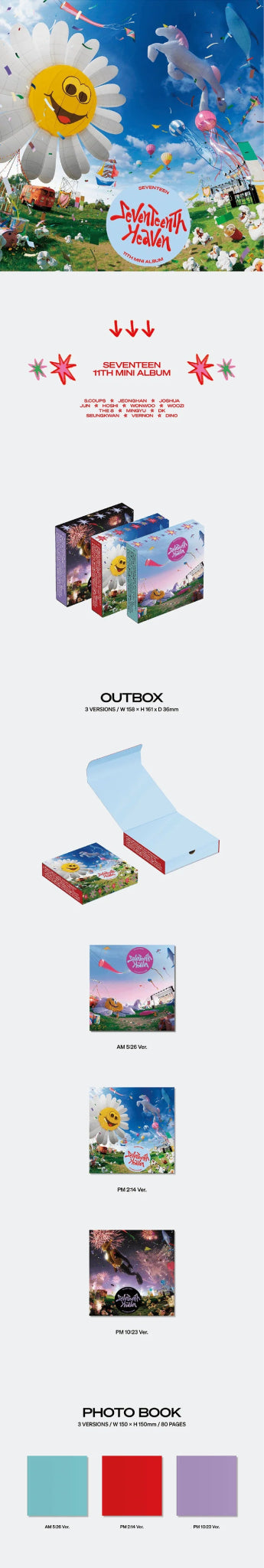 SEVENTEEN 11th Mini Album SEVENTEENTH HEAVEN – album (AM 5:26 (BLUE) / / ) | HobiEgo