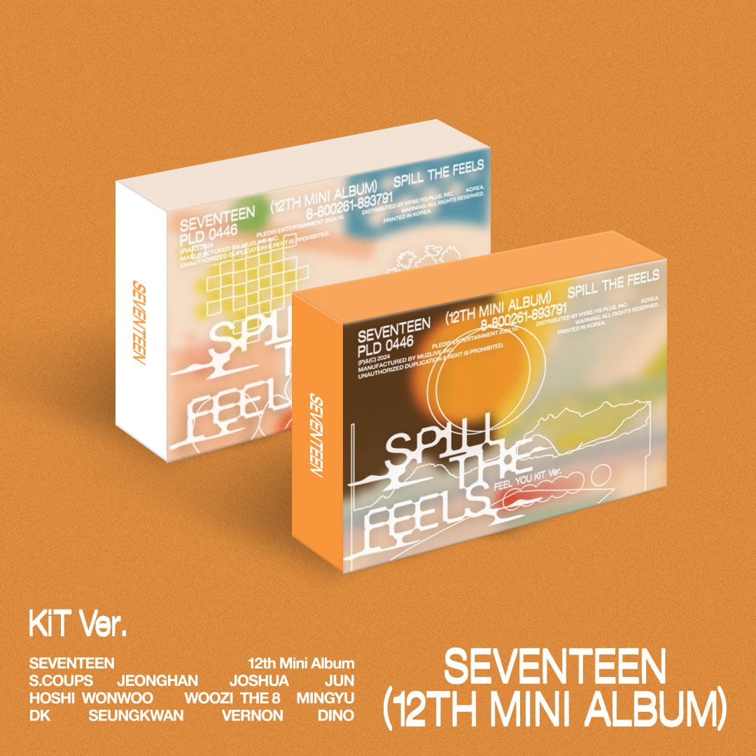 SEVENTEEN 12th Mini Album SPILL THE FEELS (KiT Version) – album (FEEL YOU / / ) | HobiEgo