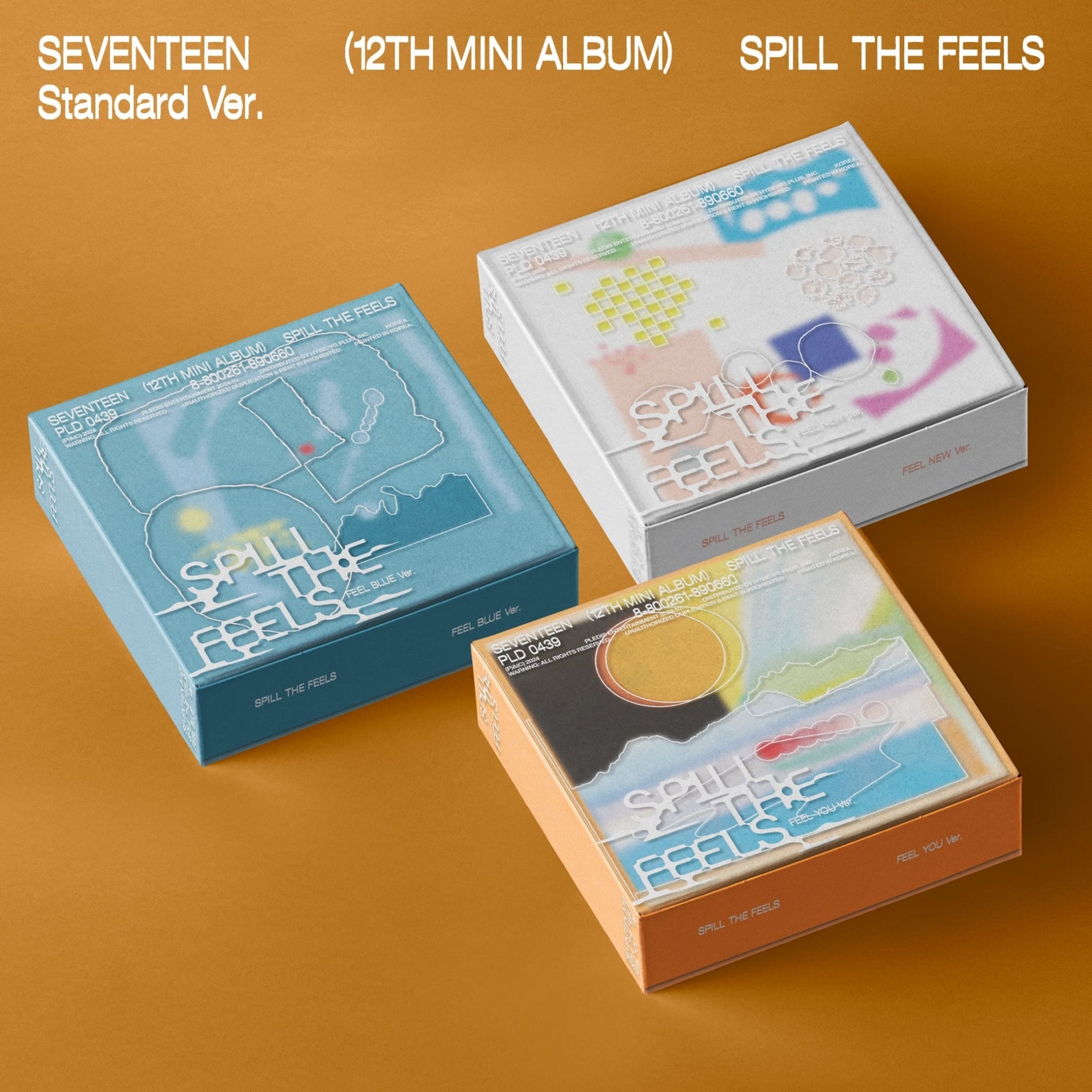SEVENTEEN 12th Mini Album SPILL THE FEELS – album (FEEL BLUE / / ) | HobiEgo