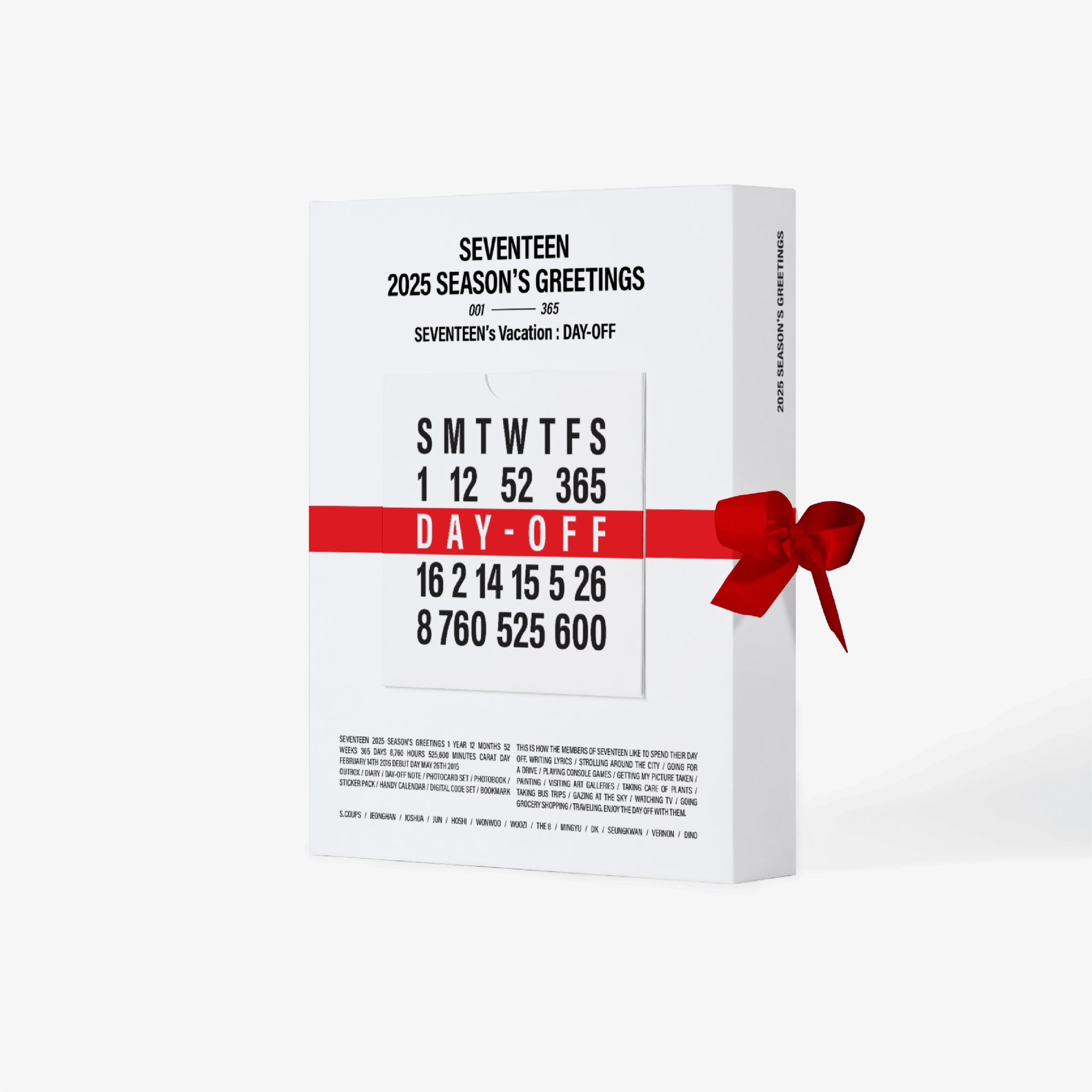 SEVENTEEN 2025 Season's Greetings + Weverse POB – Season's Greetings ( / / ) | HobiEgo