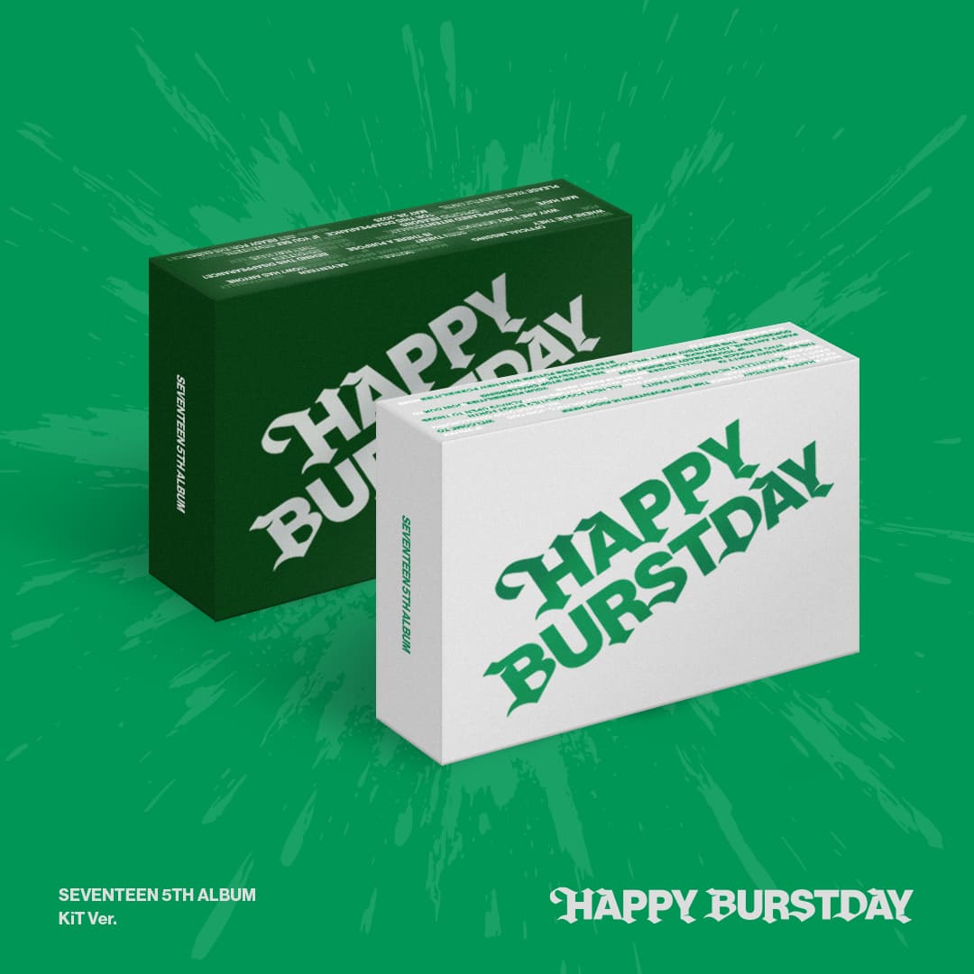 SEVENTEEN 5th Album HAPPY BURSTDAY (KiT Version) – album (NEW ESCAPE (DARK GREEN) / / ) | HobiEgo