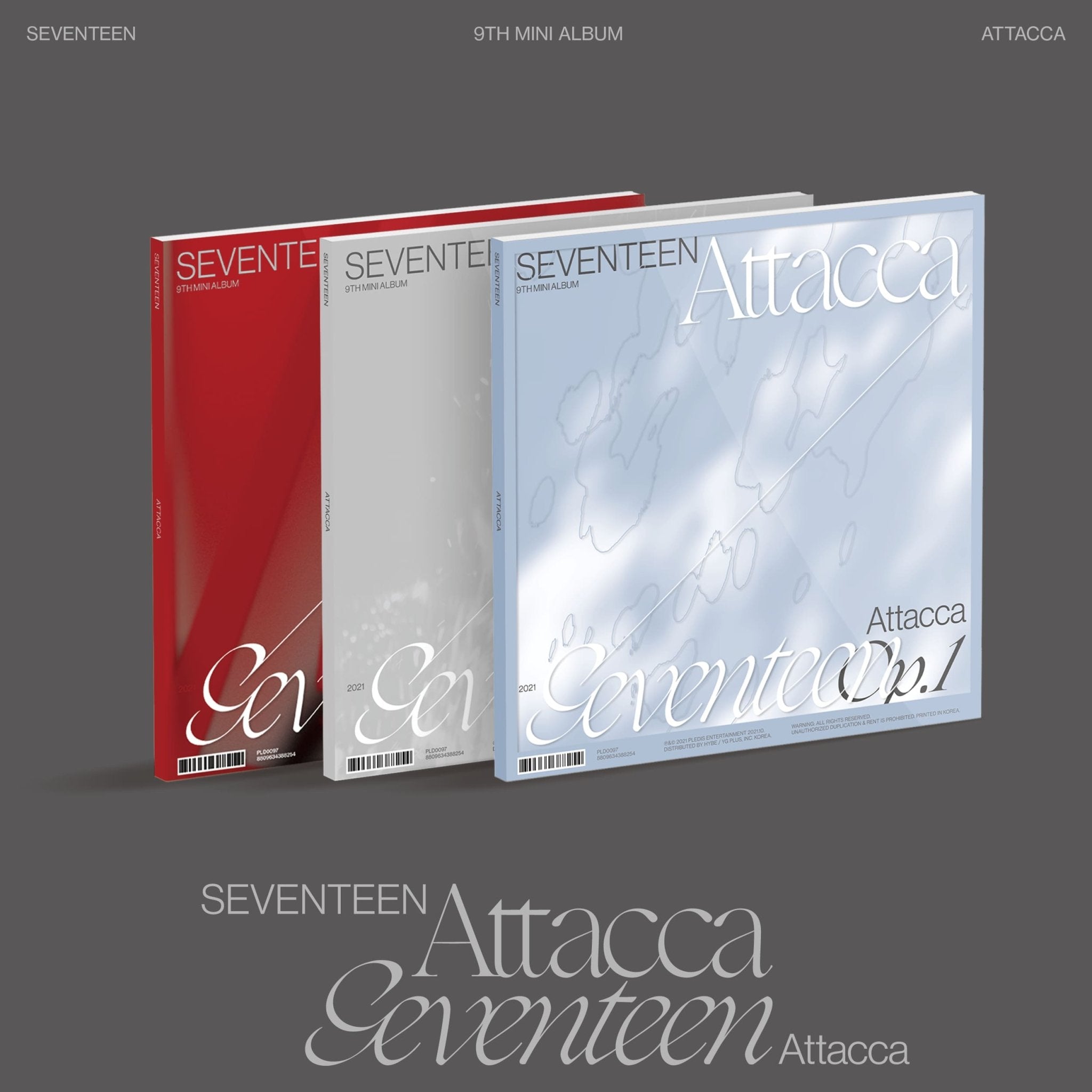 SEVENTEEN 9th Mini Album Attacca – album (Op.1 (BLUE) / / ) | HobiEgo