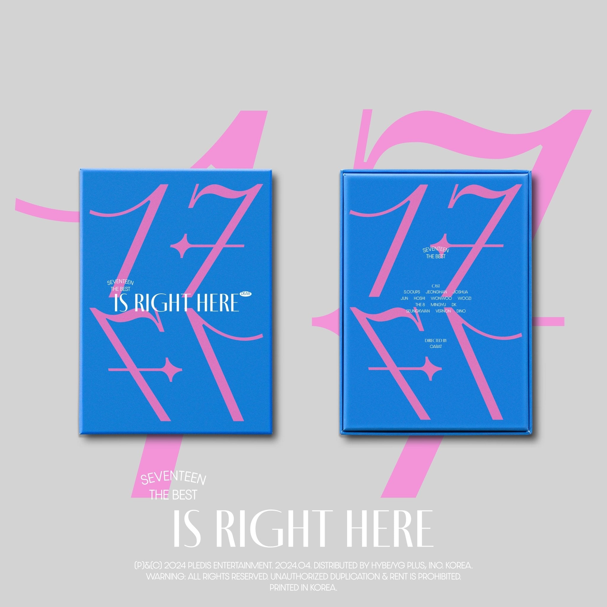 SEVENTEEN BEST ALBUM 17 IS RIGHT HERE (DEAR Version) – album ( / / ) | HobiEgo