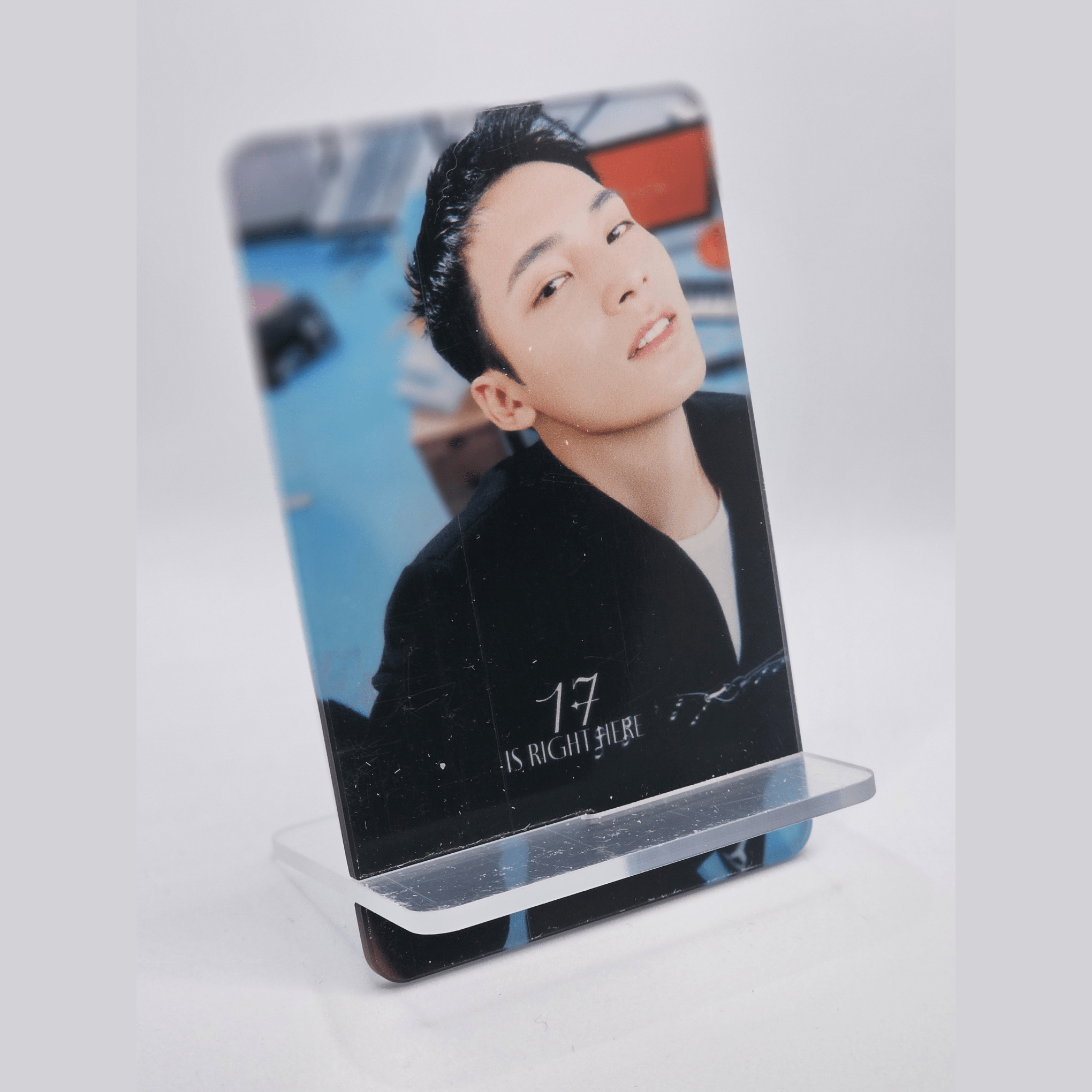 SEVENTEEN Best Album 17 IS RIGHT HERE Weverse Acrylic Stand – Photocards (Mingyu / / ) | HobiEgo