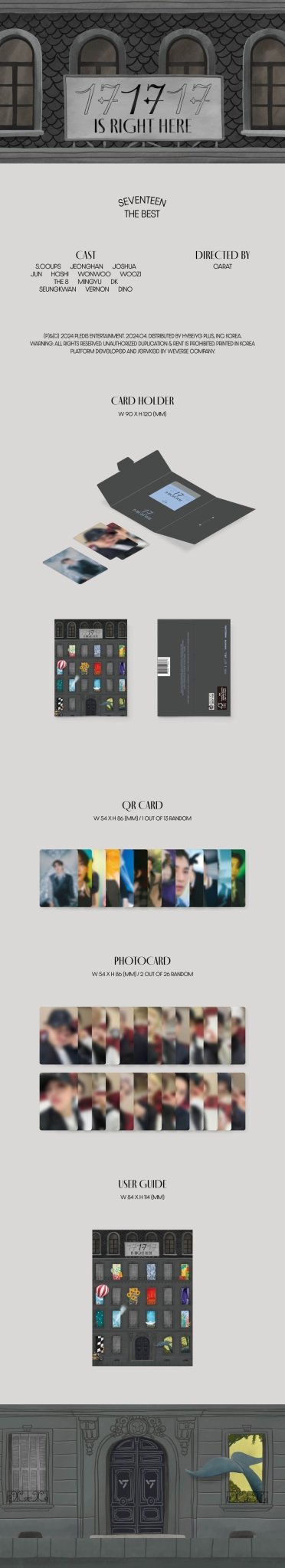 SEVENTEEN BEST ALBUM 17 IS RIGHT HERE (Weverse Albums Version) – album ( / / ) | HobiEgo
