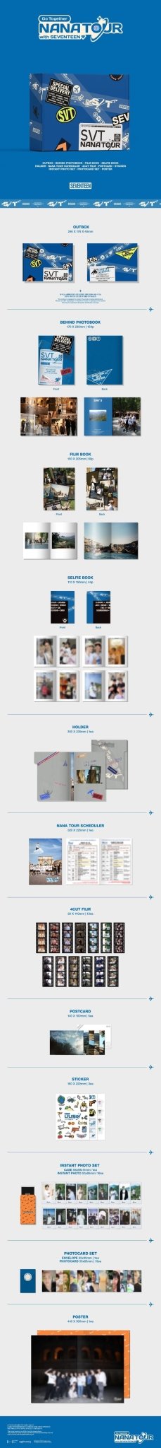 SEVENTEEN NANA TOUR with SEVENTEEN 2024 MOMENT PACKAGE – album ( / / ) | HobiEgo