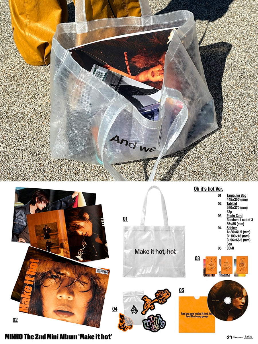 PRE-ORDER MINHO 2nd Mini Album Make It Hot (Oh It’s Hot Version)