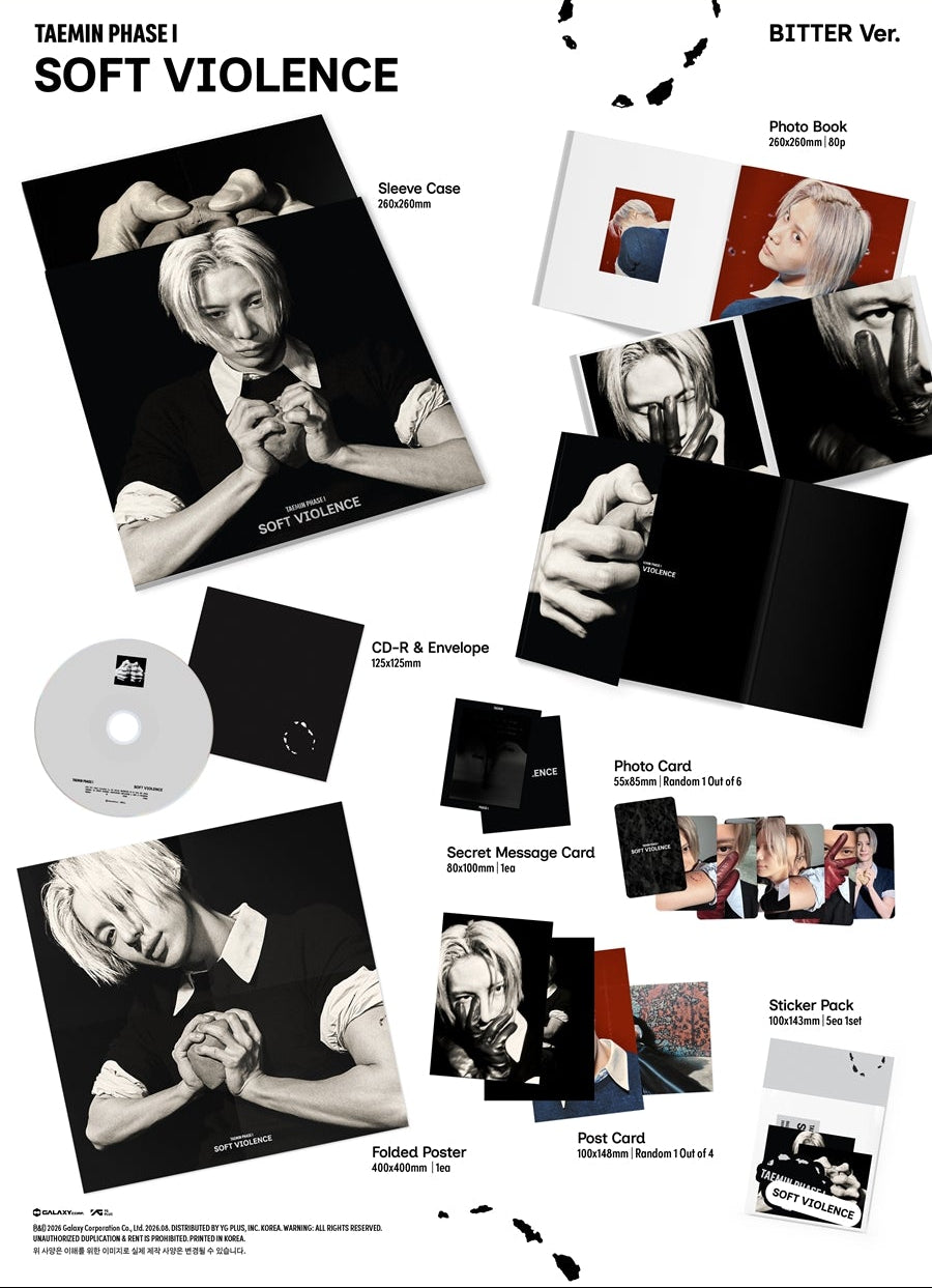 TAEMIN PHASE I : Soft Violence (PHOTO BOOK Version)