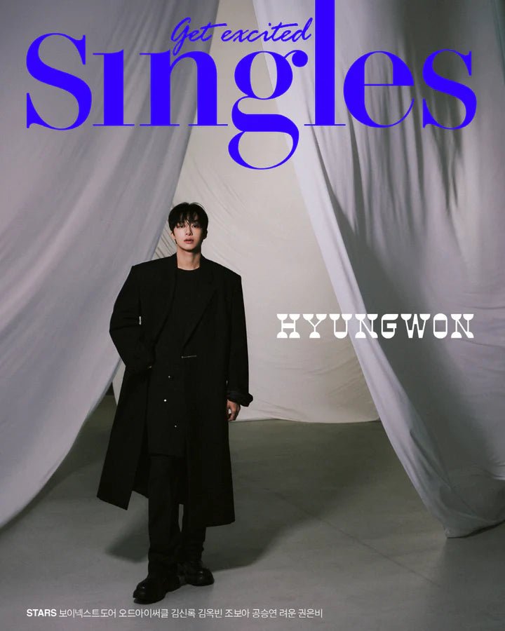 Singles September 2023 Cover: MONSTA X HYUNGWON – magazines (A / / ) | HobiEgo