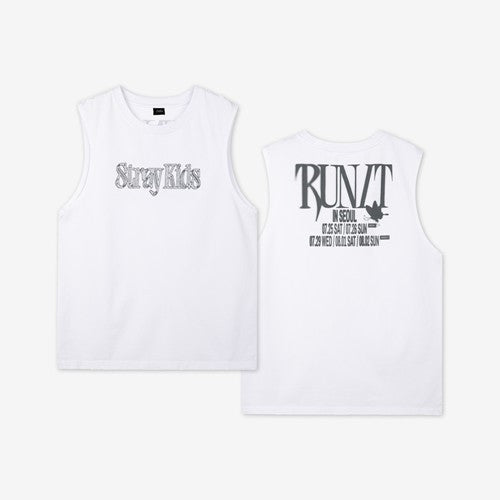 PRE-ORDER Stray Kids World Tour RUN IT MD SLEEVELESS TOP