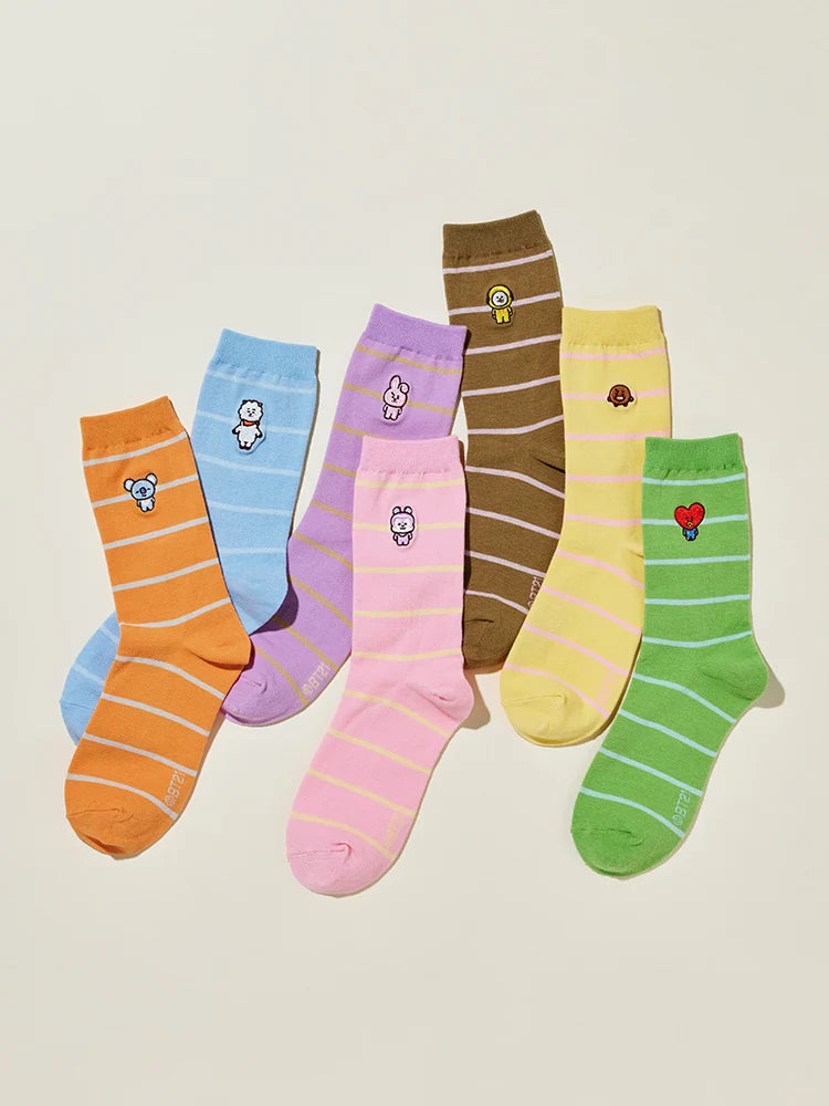 BT21 Basic Stripe Socks