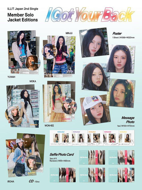 ILLIT Japanese Album 2nd Single Album I Got Your Back (SOLO EDITION)