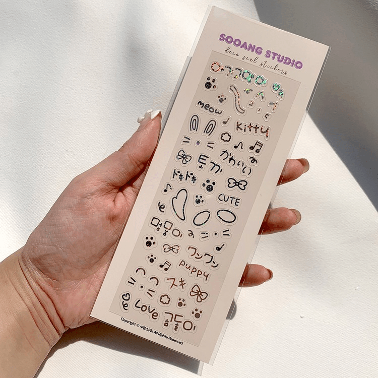 SOOANG Studio Animal Friends Sticker – Stickers ( / / ) | HobiEgo