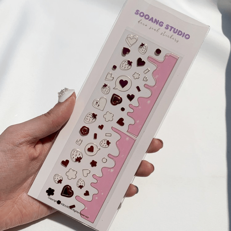 SOOANG Studio Berry Melting Sticker – Stickers ( / / ) | HobiEgo