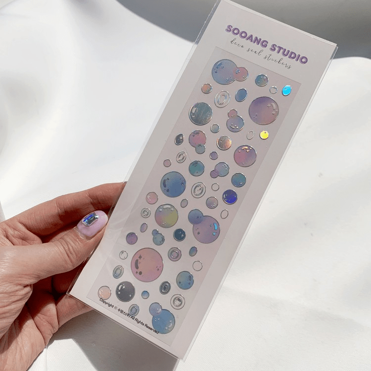 SOOANG Studio Bubble Bubble Sticker – Stickers ( / / ) | HobiEgo