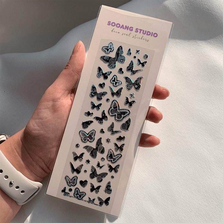 SOOANG Studio Butterfly Paisley Sticker – Stickers ( / / ) | HobiEgo