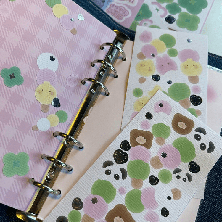 SOOANG Studio Dango Washi Sticker – Stickers (Chick and Rabbit / / ) | HobiEgo